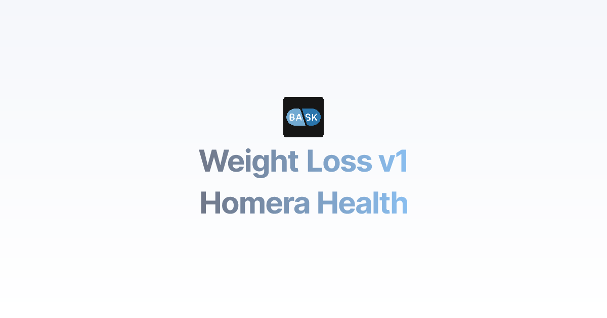 Weight Loss v1 | Homera Health